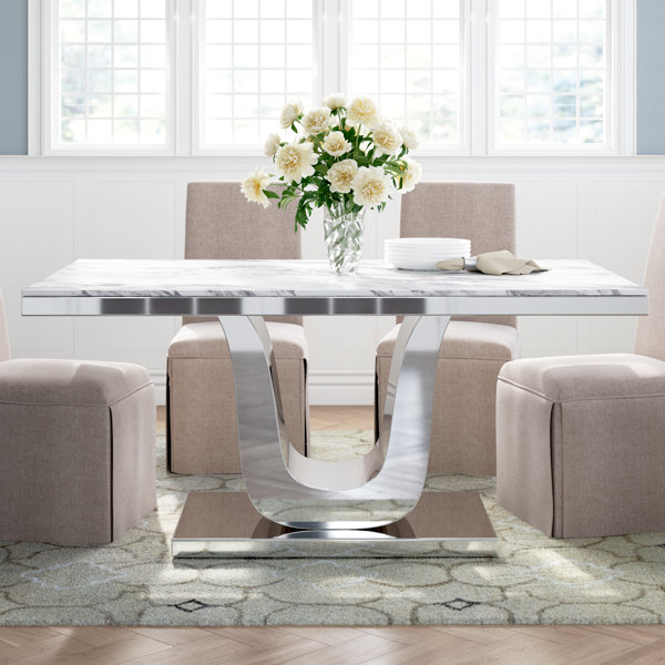 White dining table discount wayfair